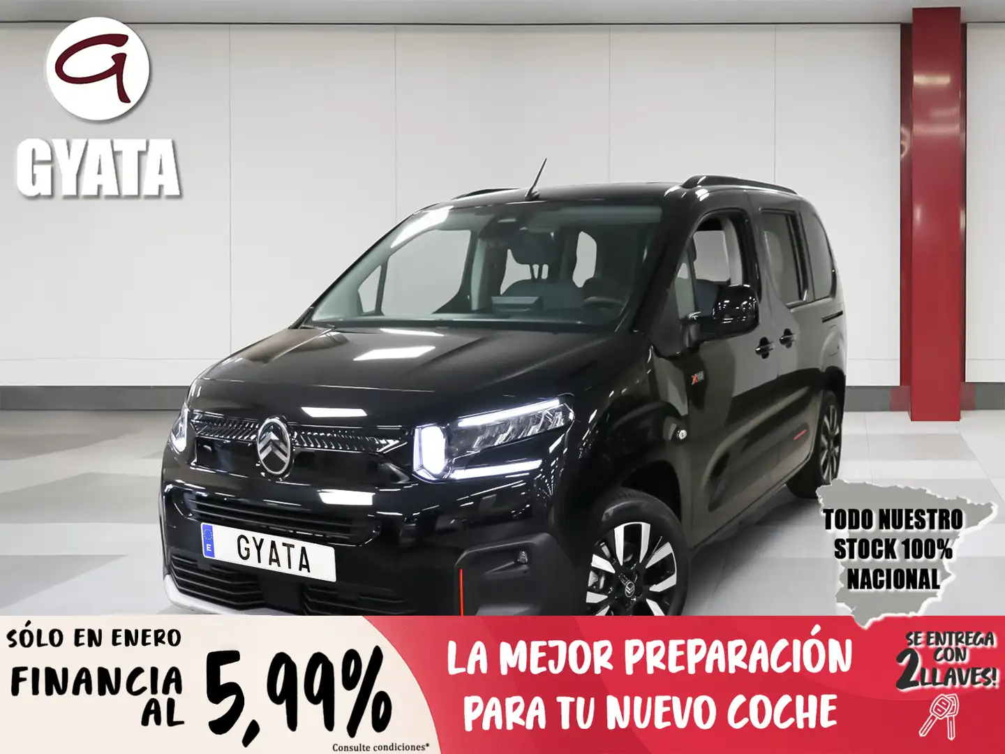 Citroen Berlingo BlueHDi S&S Talla M Max 100 Noir - 1