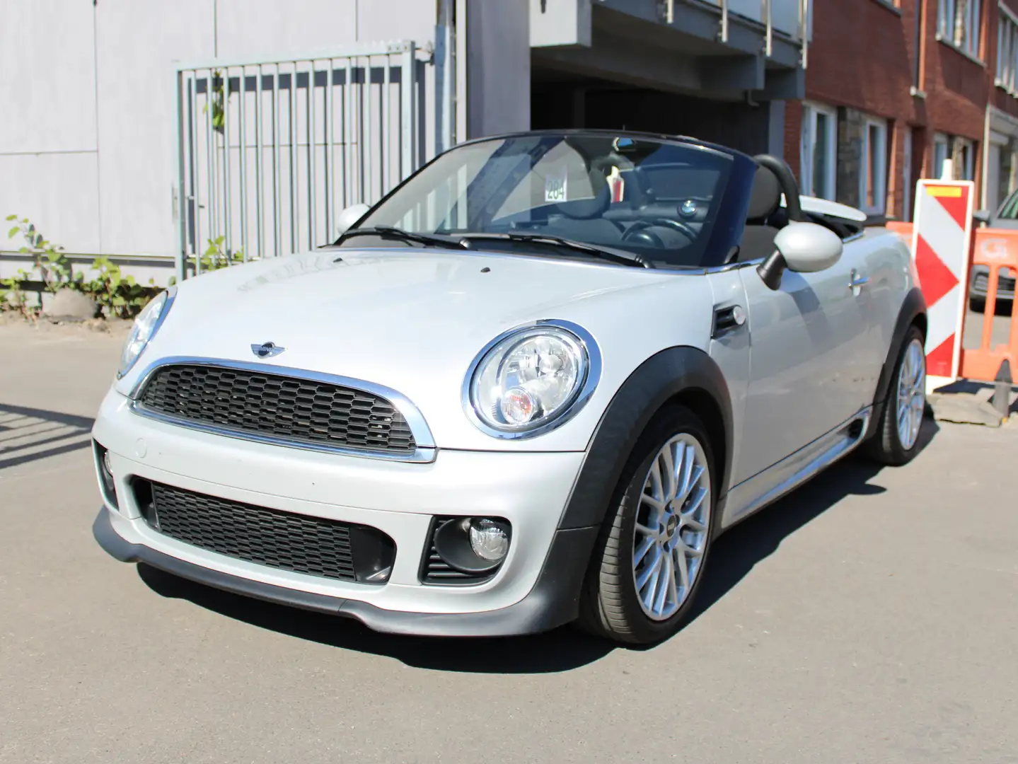 MINI Cooper Cabrio ROADSTER 1.6i  KIT JCW  // EURO 6b // Gris - 1