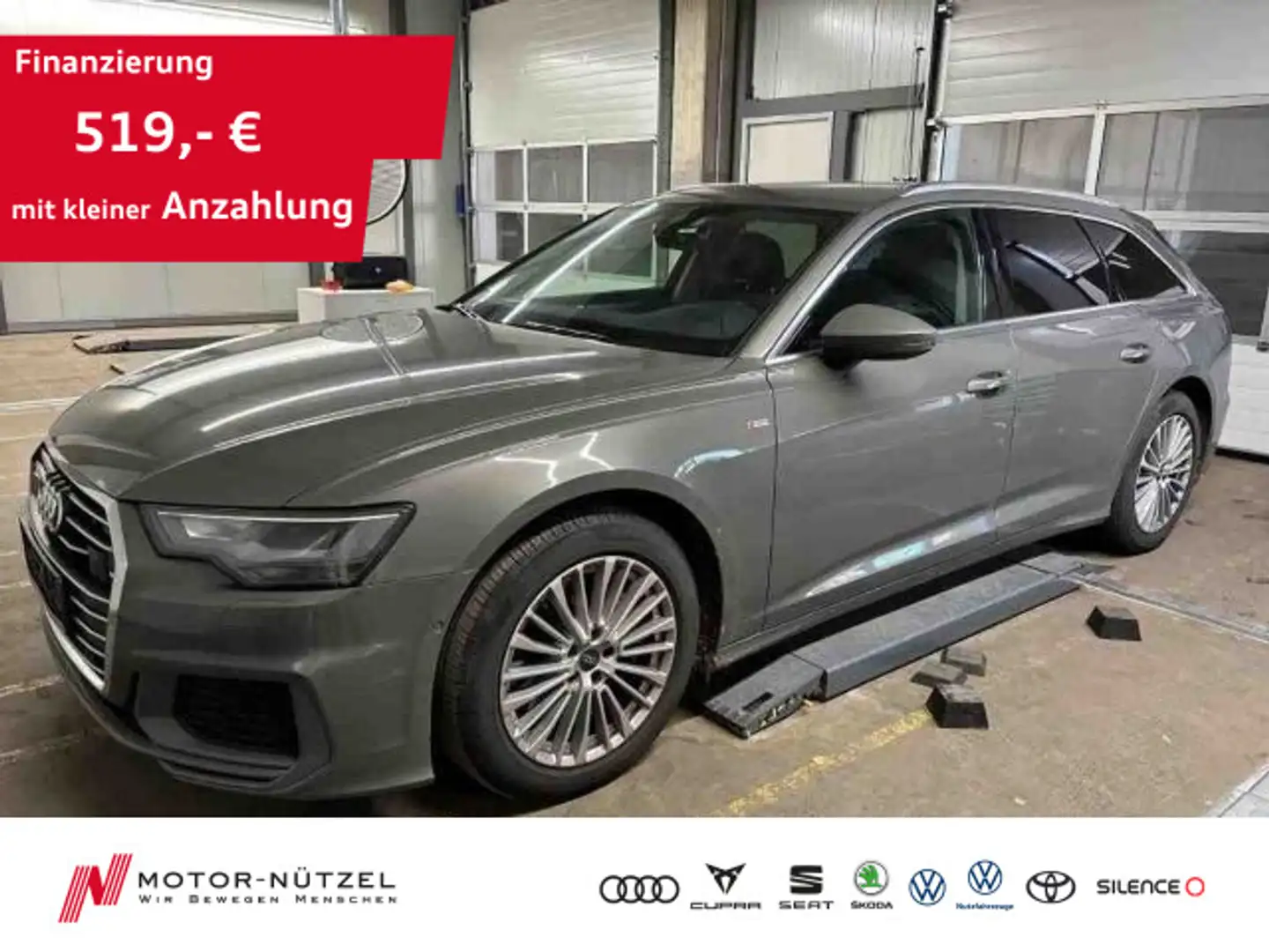 Audi A6 45 TFSI S-TR S-LINE EXT 5JG+LED+NAV+AHK Grau - 1