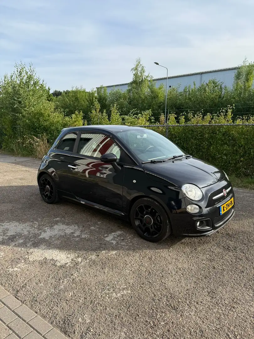 Fiat 500 0.9 TwinAir Turbo Sport Zwart - 2