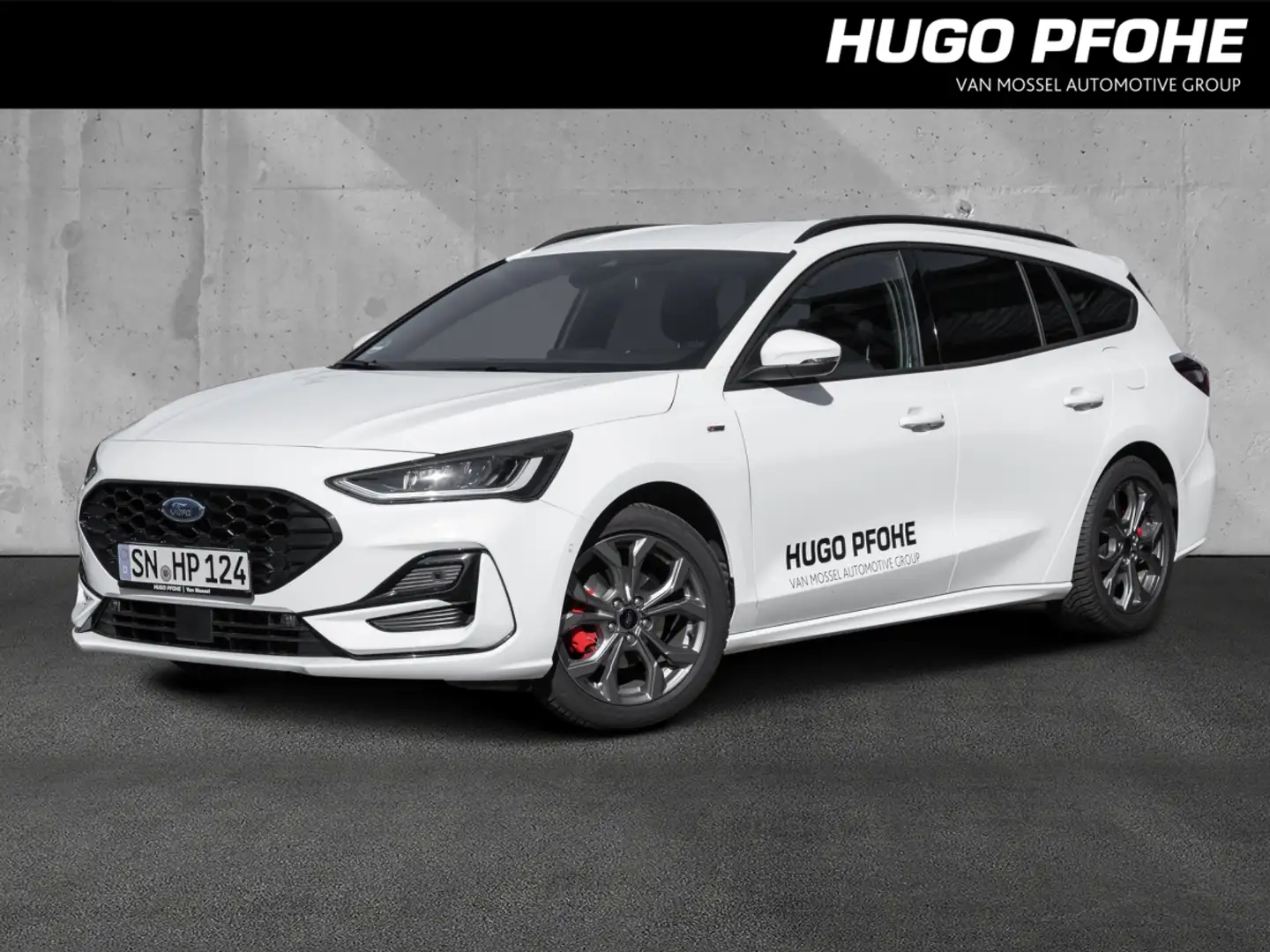 Ford Focus ST-Line 1.0 EB Hybrid. LED. ACC. Navi. RFK Weiß - 1