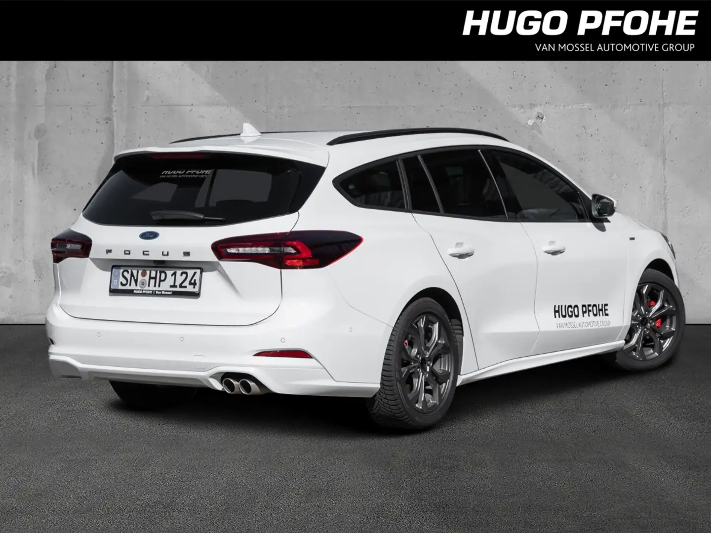 Ford Focus ST-Line 1.0 EB Hybrid. LED. ACC. Navi. RFK Weiß - 2