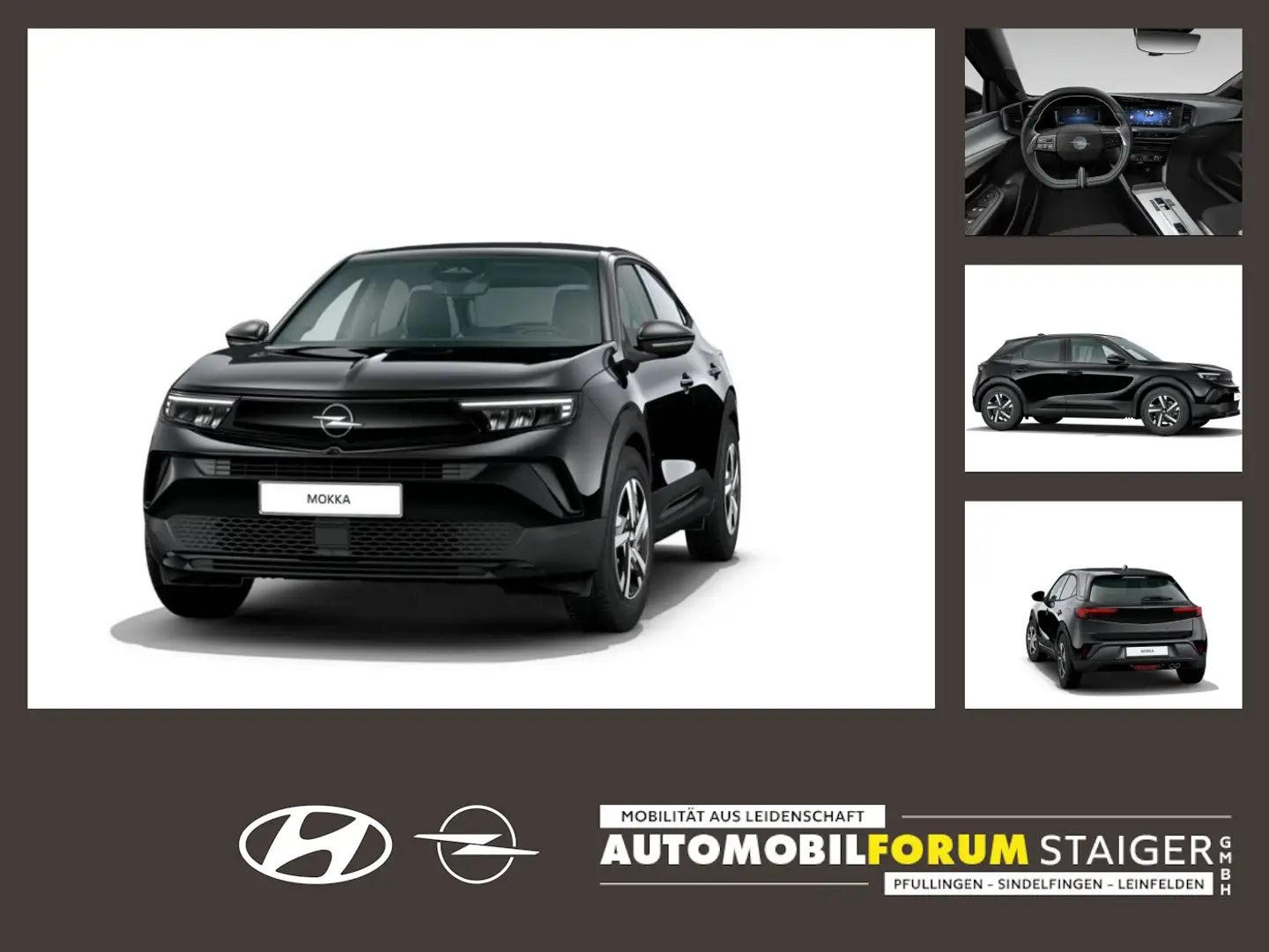 Opel Mokka Edition 1.2 Turbo Schwarz - 1