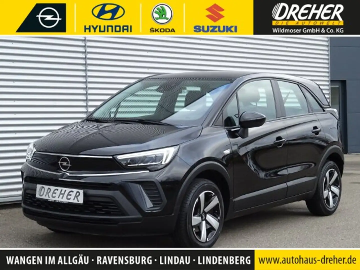 Opel Crossland Crossland Turbo Enjoy Klima/LED/DAB/Tempomat BC Schwarz - 1
