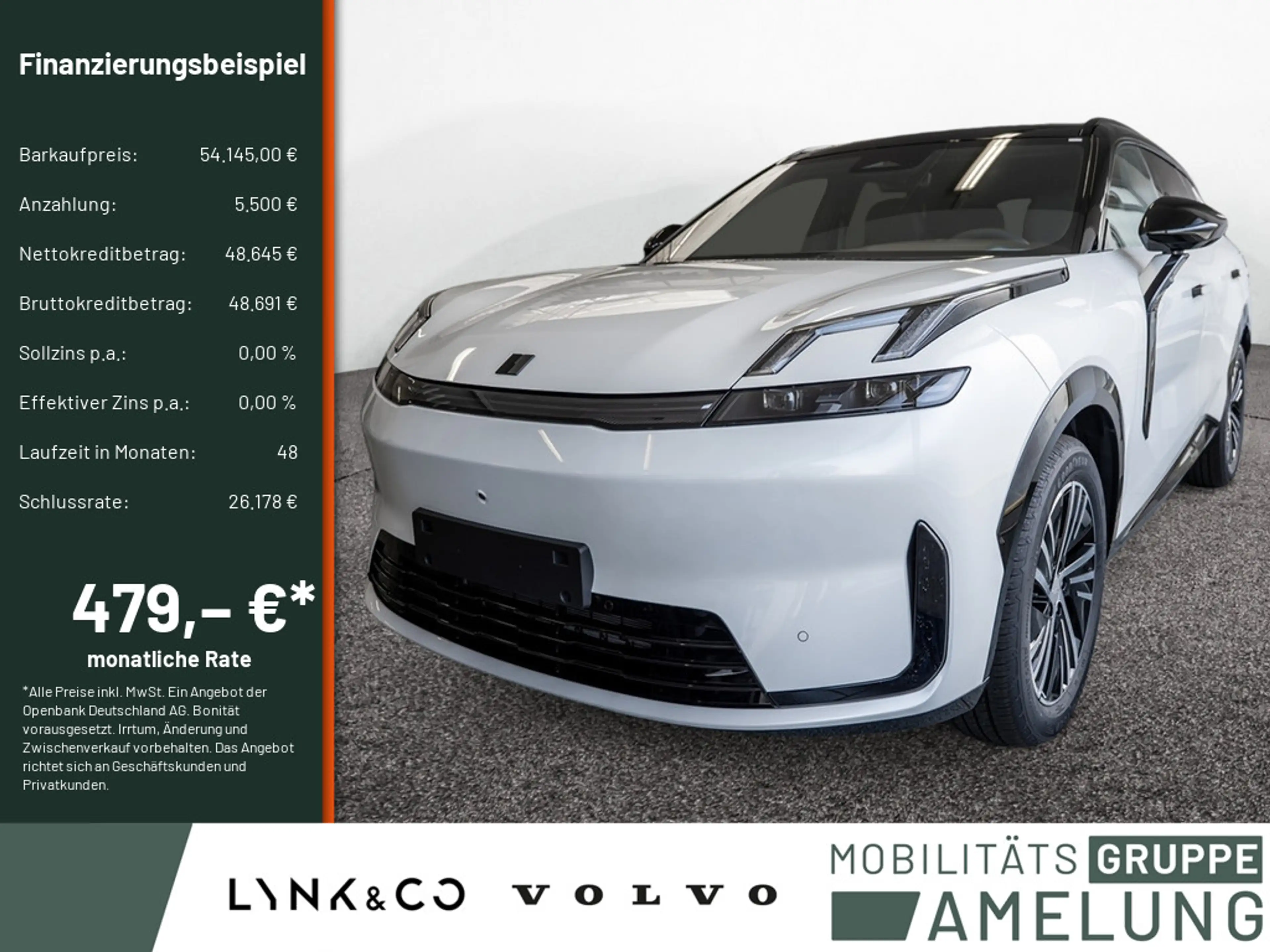 Lynk & Co 08 Core KAMERA NAVI W-LAN ACC LED PANO 360°