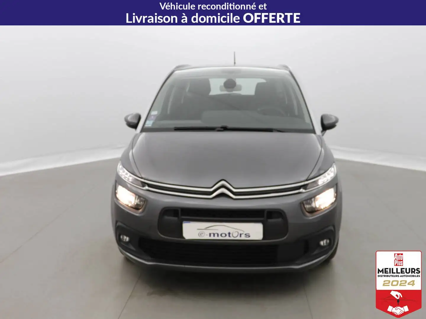 Citroen Grand C4 SpaceTourer PureTech 130 EAT8 Feel +Toit +Caméra Gris - 2