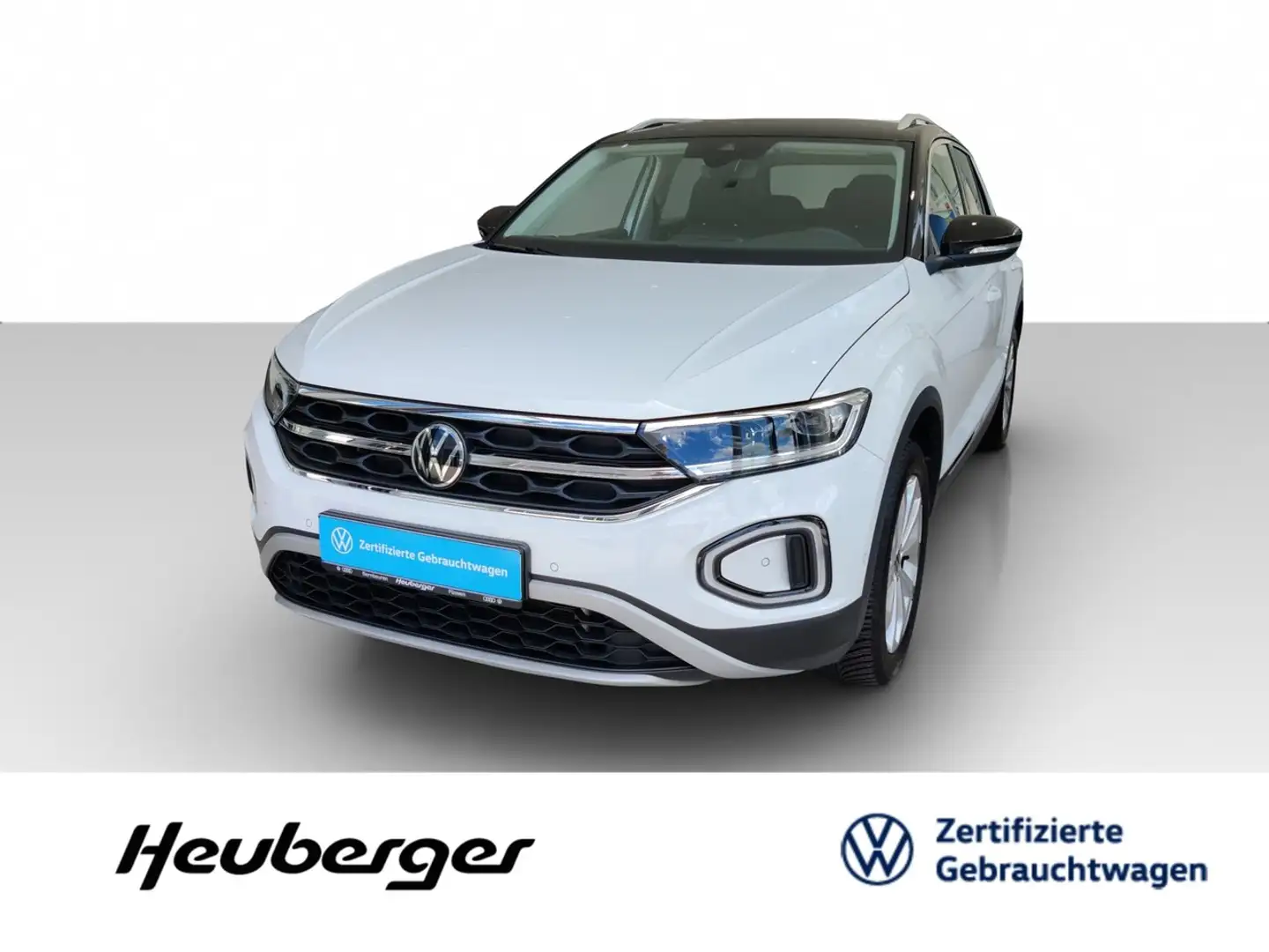 Volkswagen T-Roc 1.5 TSI DSG Style, AHK, ACC, LED, Navi Weiß - 1