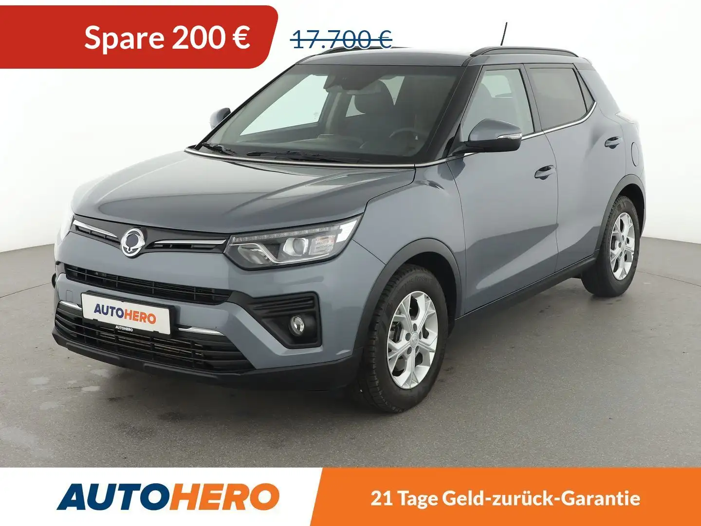 SsangYong Tivoli 1.5 T-GDI Quartz 4x2 Aut*NAVI*TEMPO*CAM*SHZ*AHK* Grau - 1