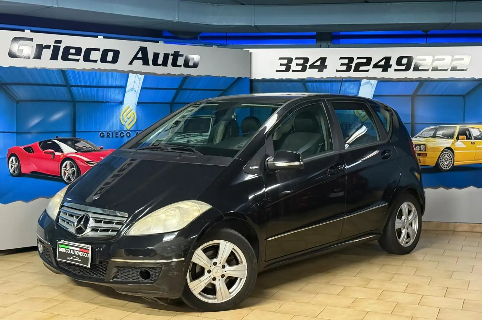 Mercedes-Benz A 160 NAVI + PELLE + SEDILI RISCALDATI BENZINA Nero - 1