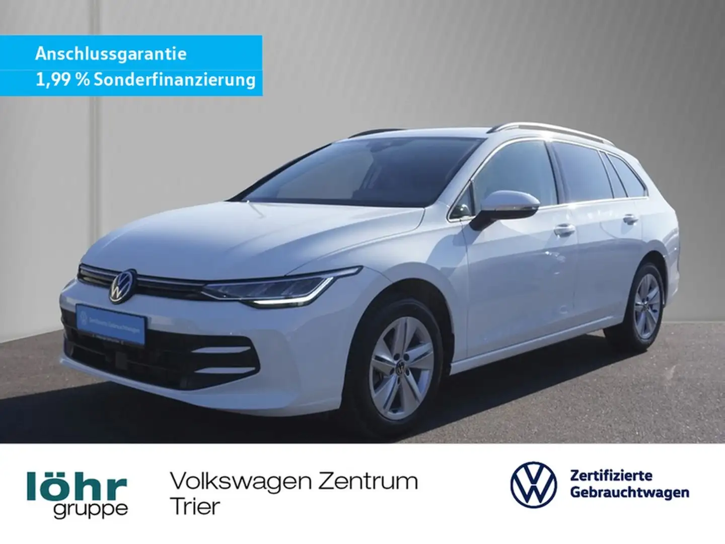 Volkswagen Golf Variant 1.5 eTSI DSG Life LED VWG Weiß - 1