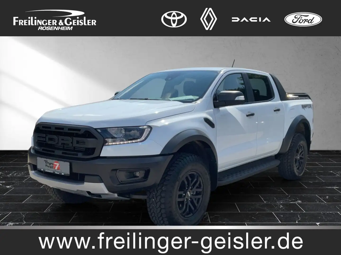 Ford Ranger Raptor Doppelkabine 4x4 Sportpaket Navi LED Blanc - 1