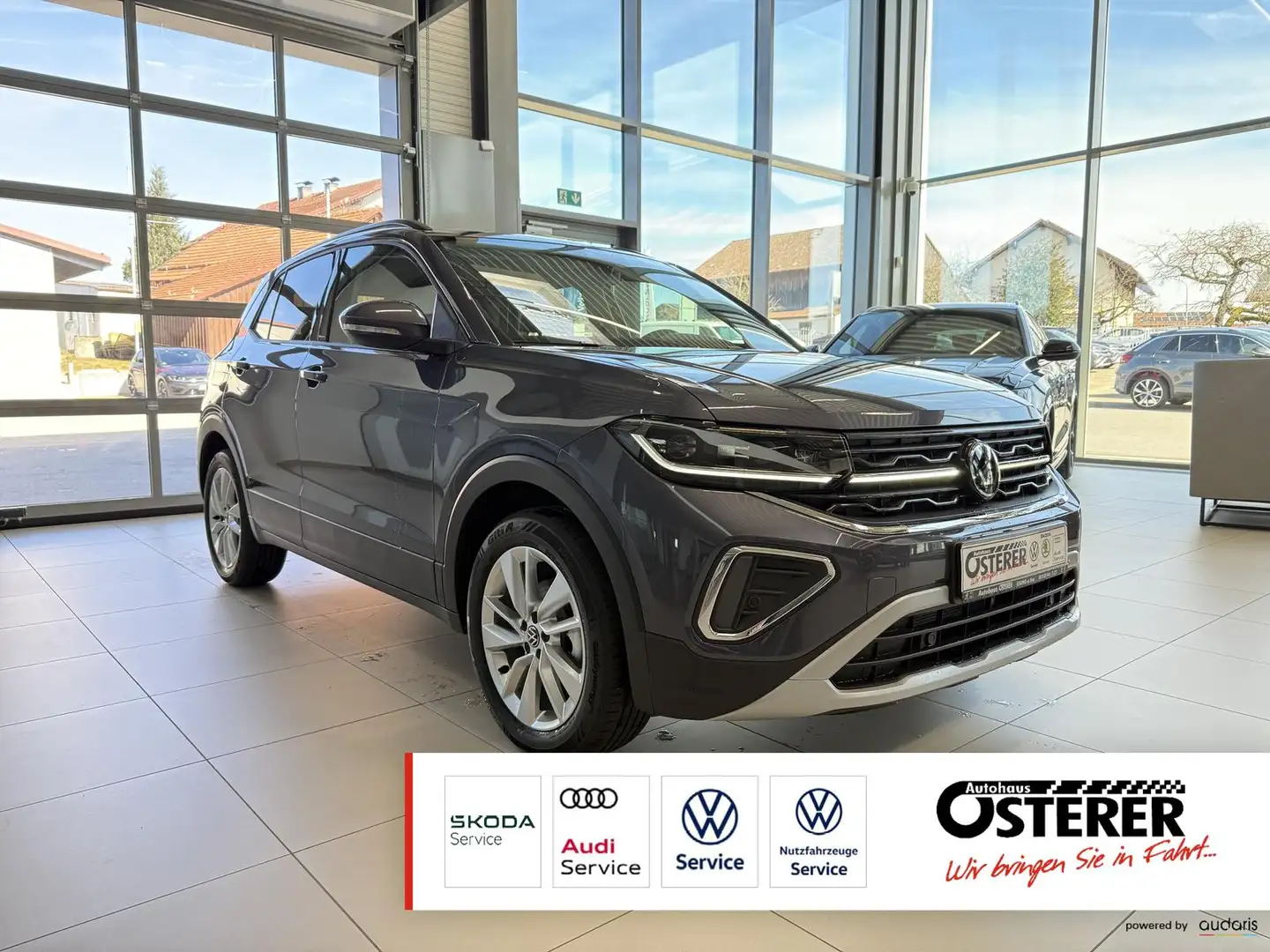 Volkswagen T-Cross Edition-DSG-Matrix LED-AHK-Digital Cockpit Pro-Rüc Gris - 1