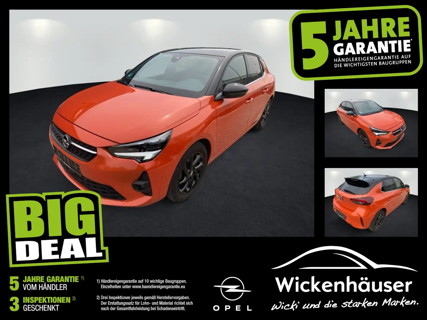 Opel Corsa 1.2T Ultimate Alcantara Massage Kamera Orange - 1