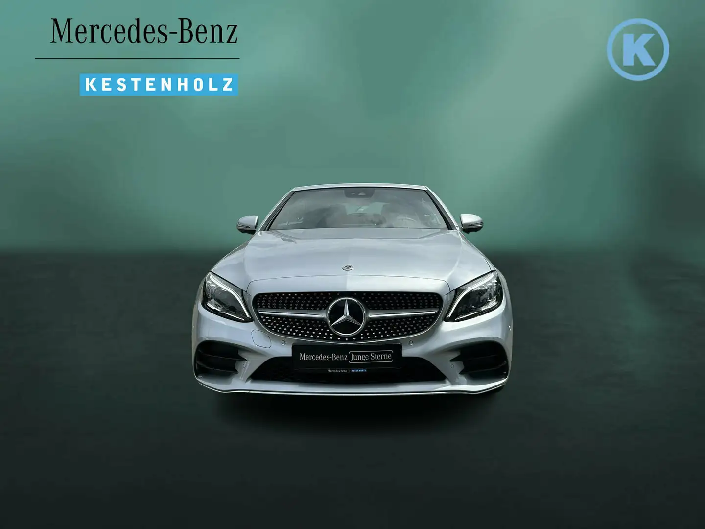 Mercedes-Benz C 200 C 200 4M Cabriolet AMG+360°+AIRSCARF+AHK+SOUND Silber - 2