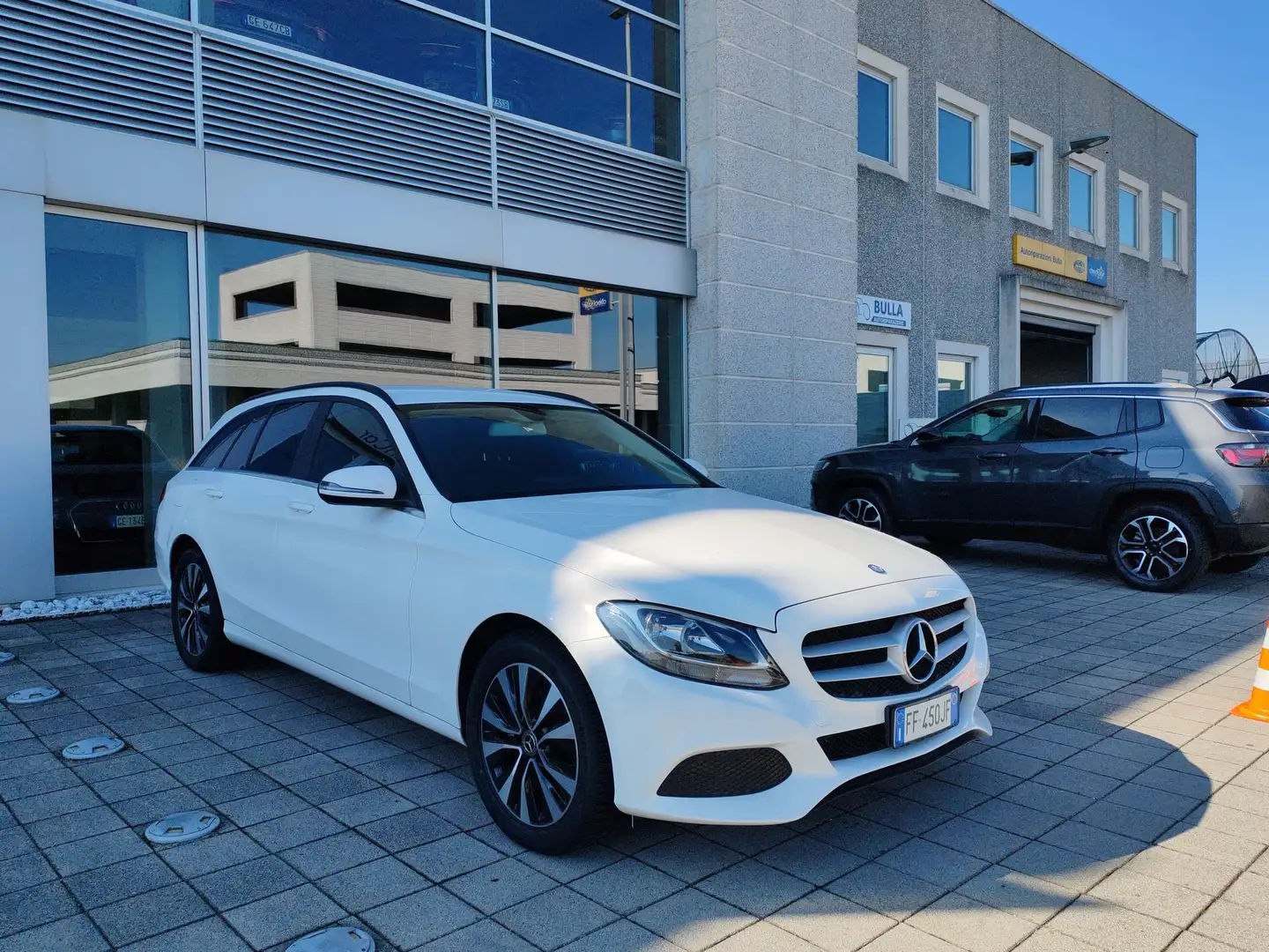 Mercedes-Benz C 180 d SW 116cv Navi Cerchi 17 Sed. Riscaldabili Blanc - 2