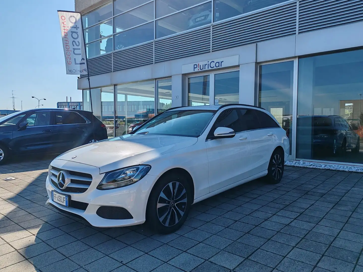 Mercedes-Benz C 180 d SW 116cv Navi Cerchi 17 Sed. Riscaldabili Blanc - 1
