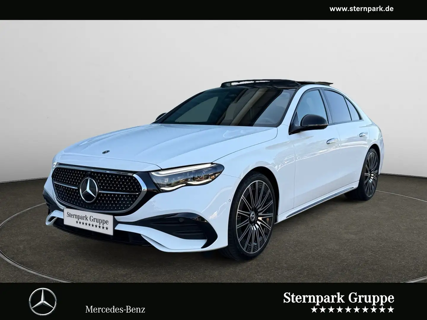 Mercedes-Benz E 220 E 220 d AMG SUPERSCREEN+Pano+Memory+AHK+Night+21 Blanc - 1