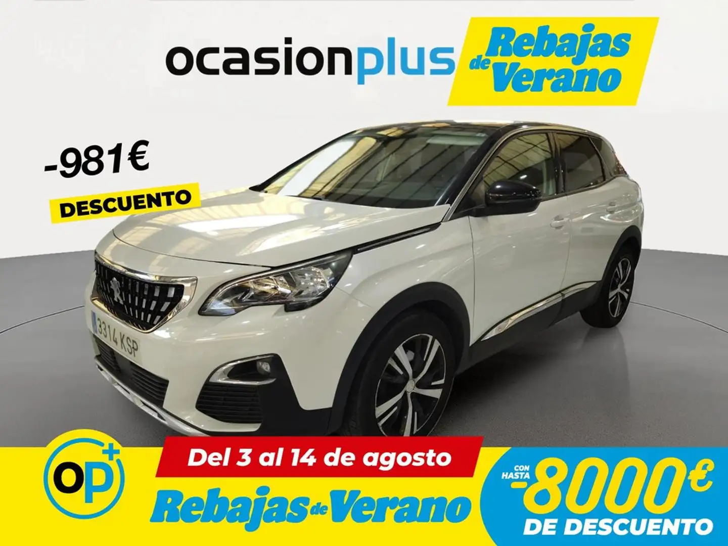Peugeot 3008 1.2 S&S PureTech Allure EAT8 130 Blanco - 1
