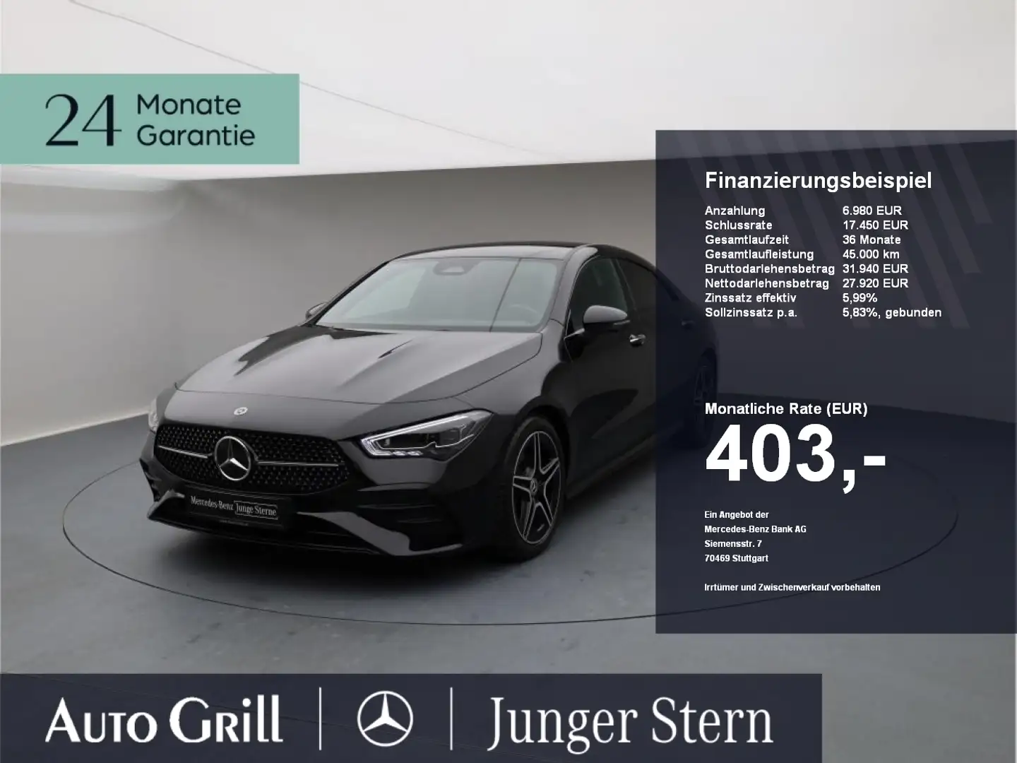 Mercedes-Benz CLA 180 AMG Edition Night Multibeam KeyGO 360 Černá - 1