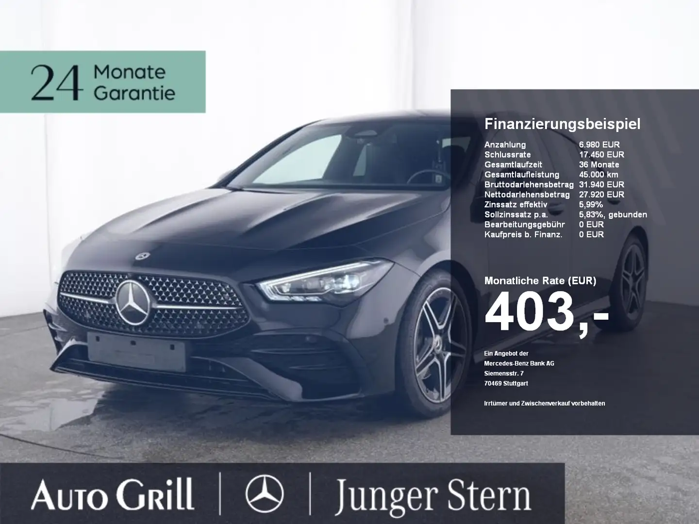 Mercedes-Benz CLA 180 AMG Edition Night Multibeam KeyGO 360 Noir - 1