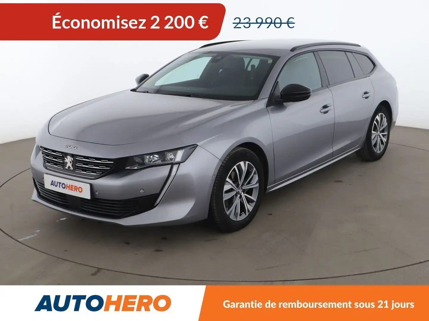 Peugeot 508 SW 1.5 Blue-HDi Allure Pack EAT8 Gris - 1