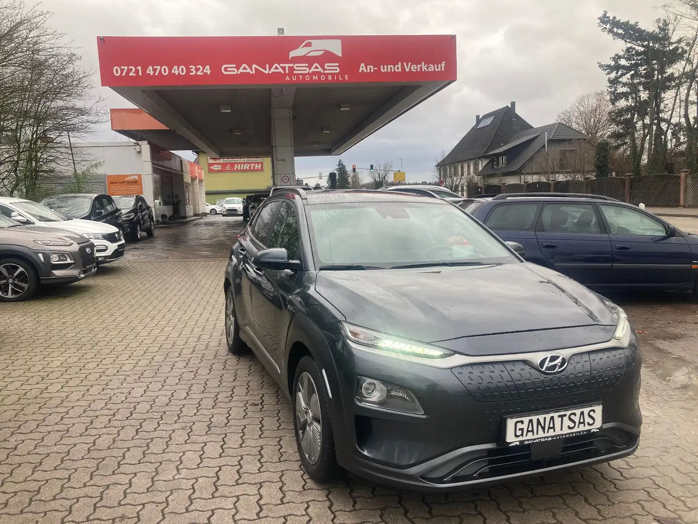 Hyundai KONA Premium Elektro 2WD-Voll Led  Paket-HUD-ACC Gris - 1