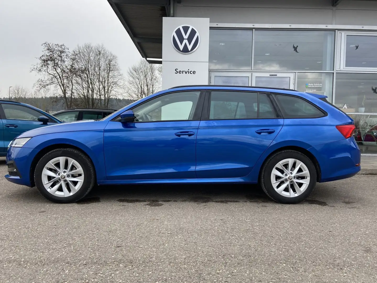 Skoda Octavia Combi 2.0 TDI DSG AHK+NAVI-COLUMBUS+LED+ Blau - 2