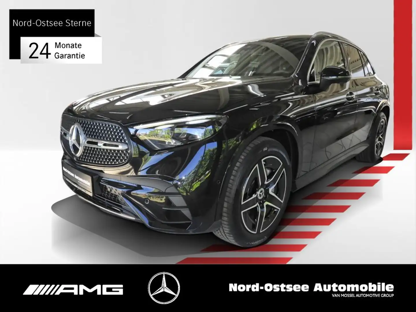 Mercedes-Benz GLC 300 AMG d 4M NAVI DISTRO MEMORY 360° Zwart - 1
