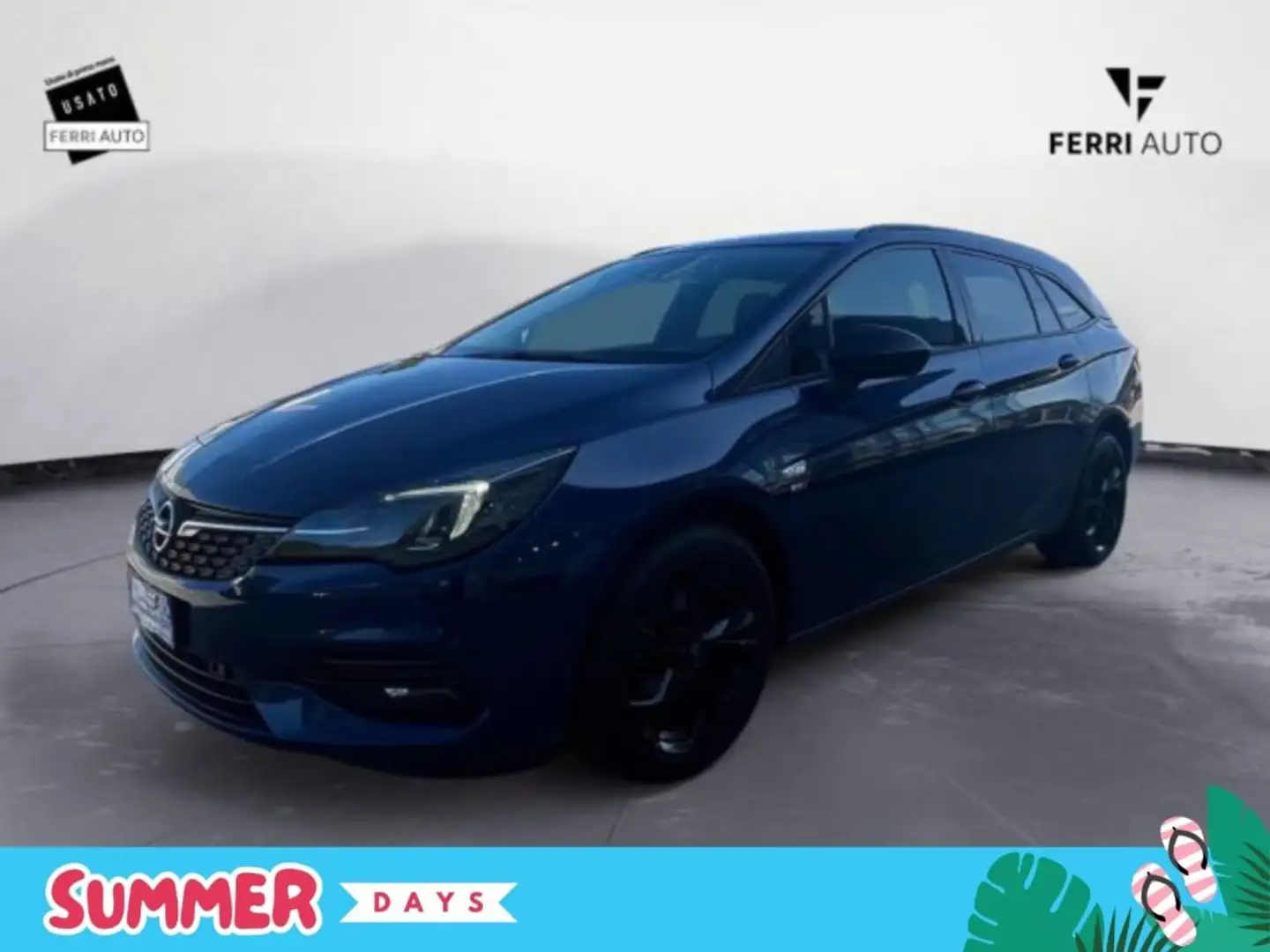 Opel Astra 1.2 Turbo 110 CV S&S Sports Tourer GS Line Bleu - 1