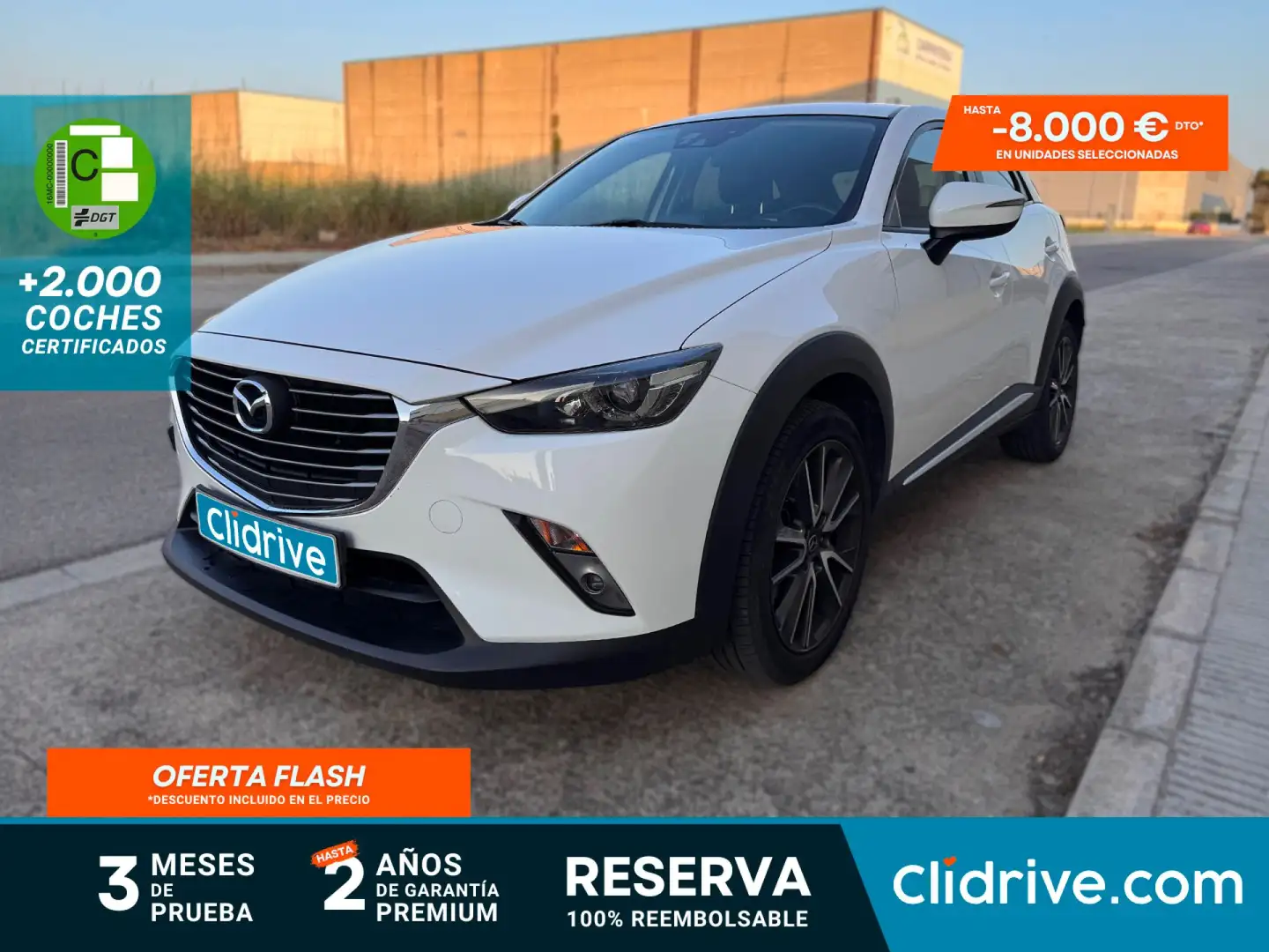 Mazda CX-3 1.5D Luxury Pack White 2WD Blanco - 1