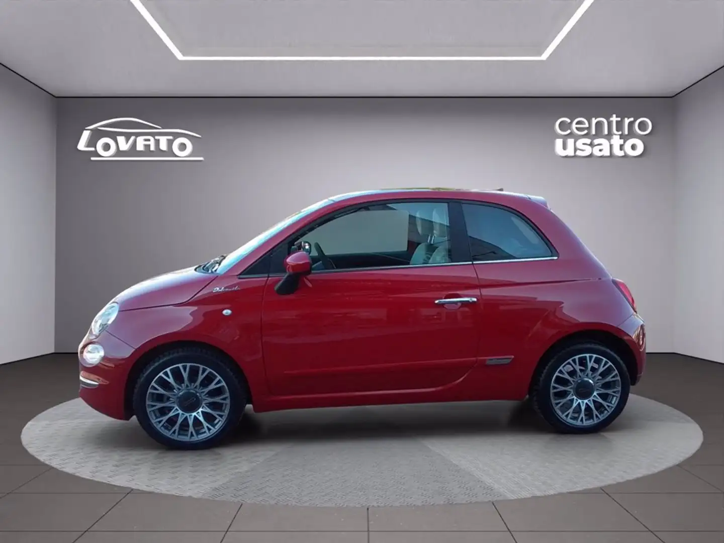 Fiat 500 1.0 Hybrid Dolcevita Rosso - 2