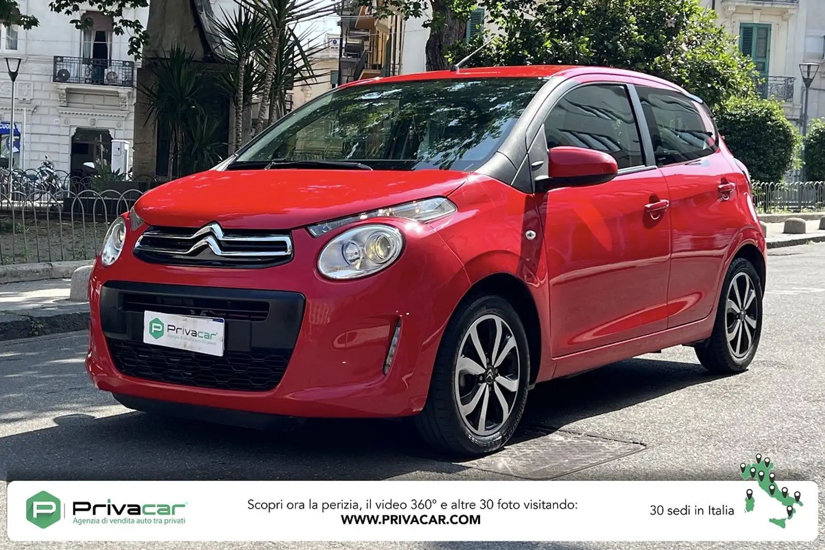 Citroen C1 C1 VTi 72 S&S 5 porte Feel Rouge - 1