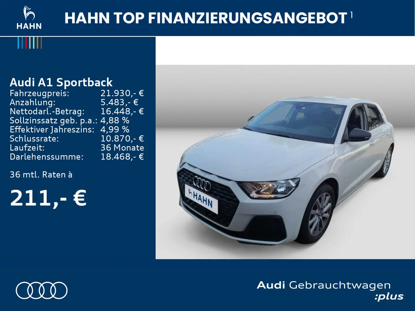Audi A1 25 TFSI S-tronic Navi-Vorb. Sitzhzg Weiß - 2