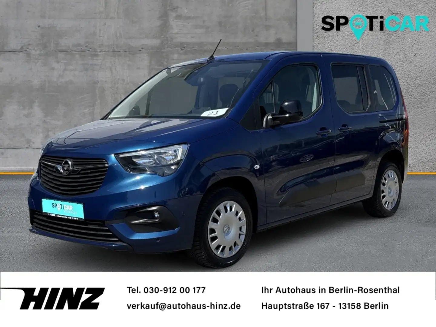 Opel Combo Life Elegance 1.5 D,PDC+Kamera,SHZ,LRHZ,Allwetterreifen Kék - 1