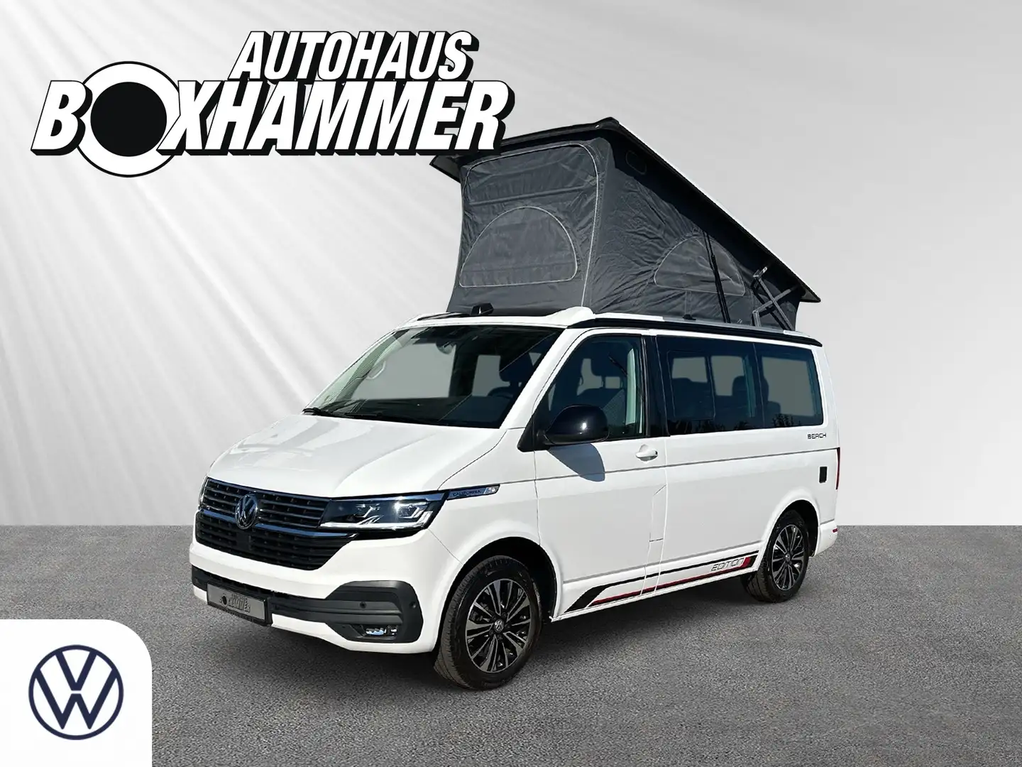 Volkswagen T6 California T6.1 2,0 TDI DSG 4Motion Beach Tour Edition NAVI+ Blanc - 1