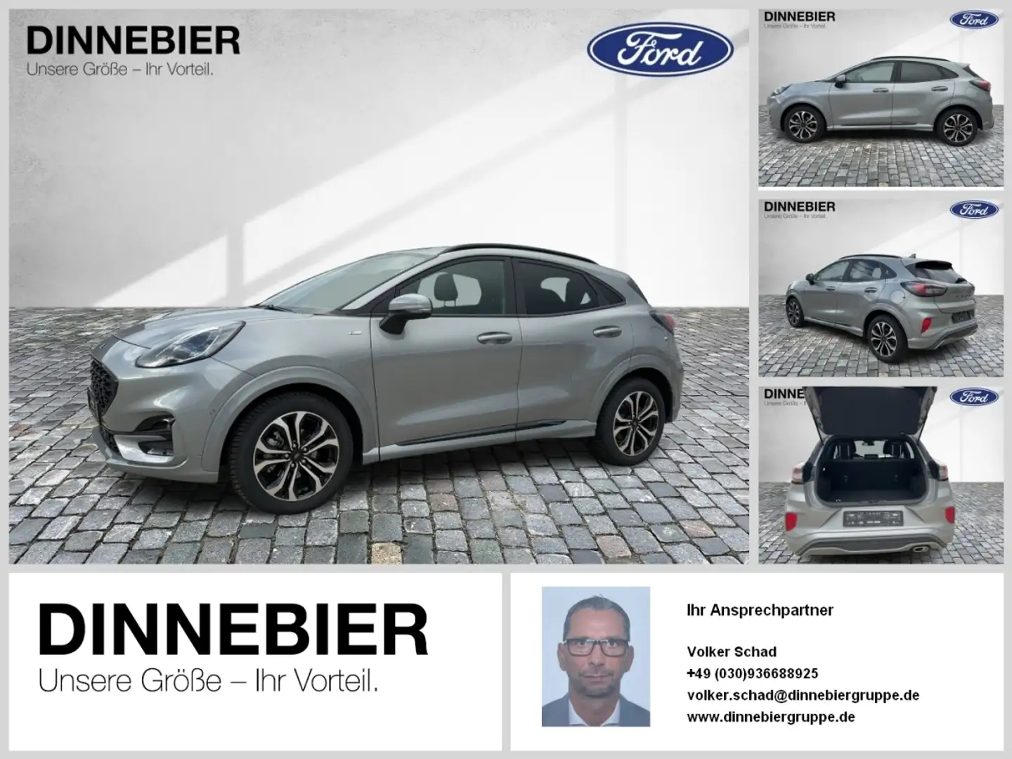 Ford Puma ST-Line X LED+Navi+Kamera+Winterpaket Zilver - 1