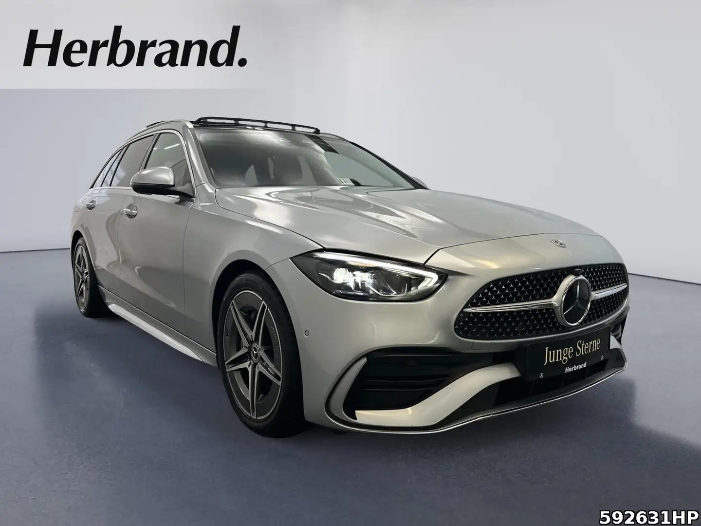 Mercedes-Benz C 220 d 4M T AMG AHK Pano DISTRONIC Argent - 2