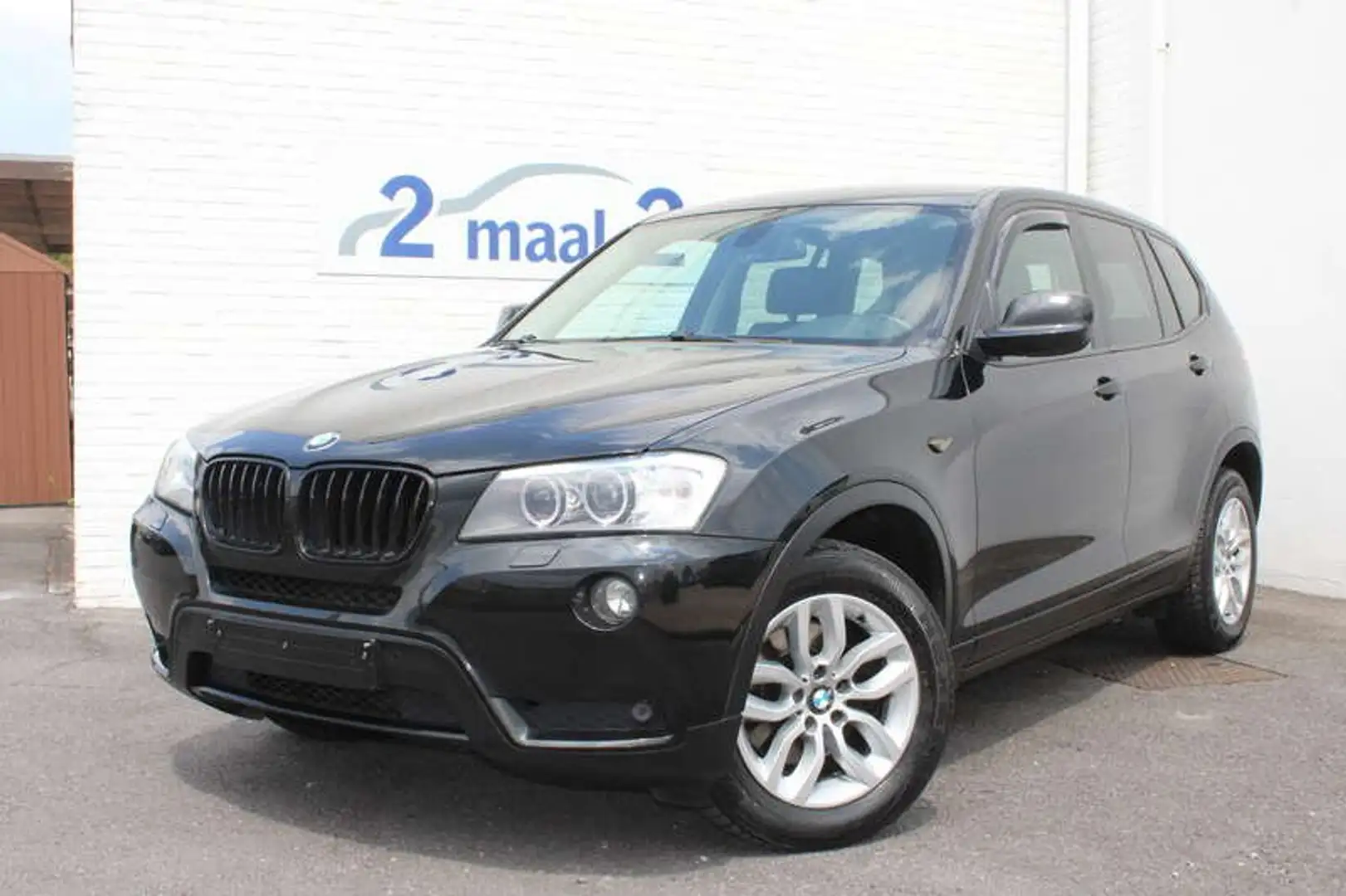 BMW X3 2.0 Cruise/Navi/Leder voor EXPORT !! Fekete - 1