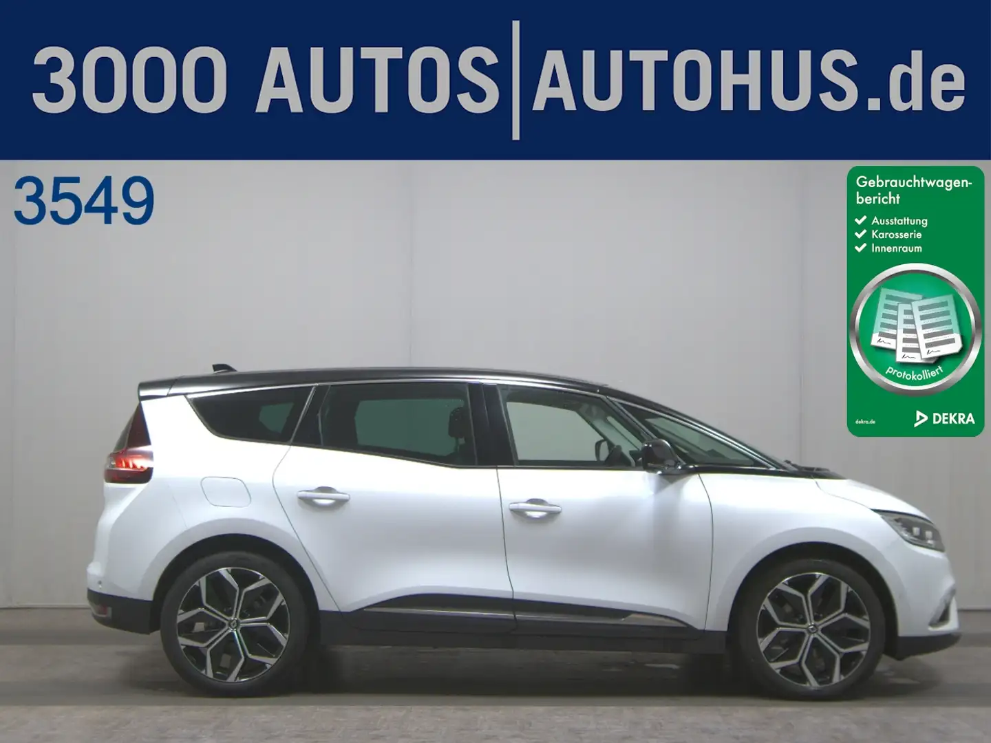 Renault Grand Scenic 1.3 TCe Intens Leder Navi LED AHK Bílá - 1