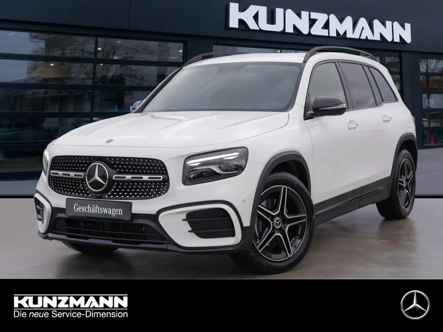 Mercedes-Benz GLB 180 AMG Night Navi Distronic AHK Kamera Blanc - 1