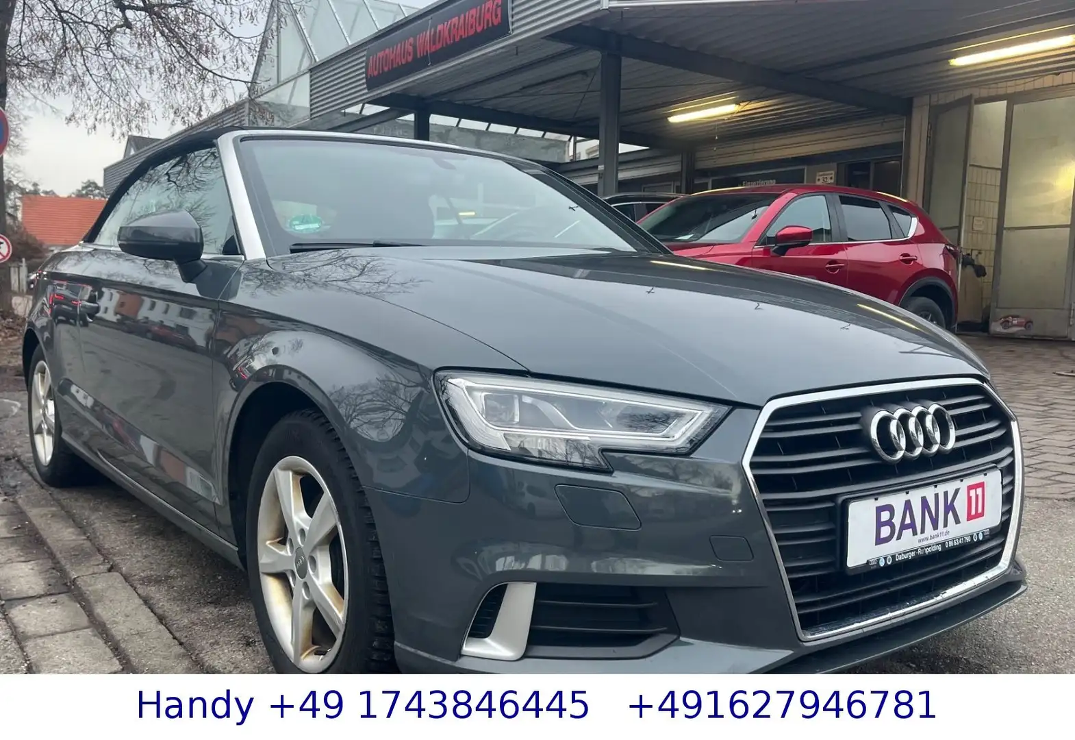 Audi A3 Cabriolet sport 2.0 TDI/LED/SHZ/VIRTUAL/TOP Gris - 2