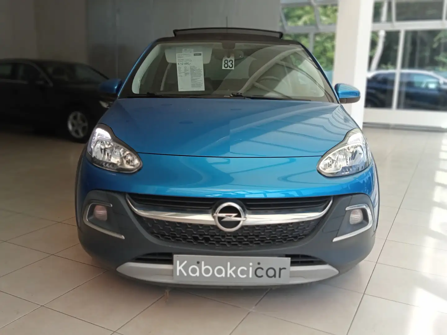 Opel Adam 1.2 Twinport 70cv/TOIT OUVRANT/GPS/CAPTEURS /TEL Bleu - 2