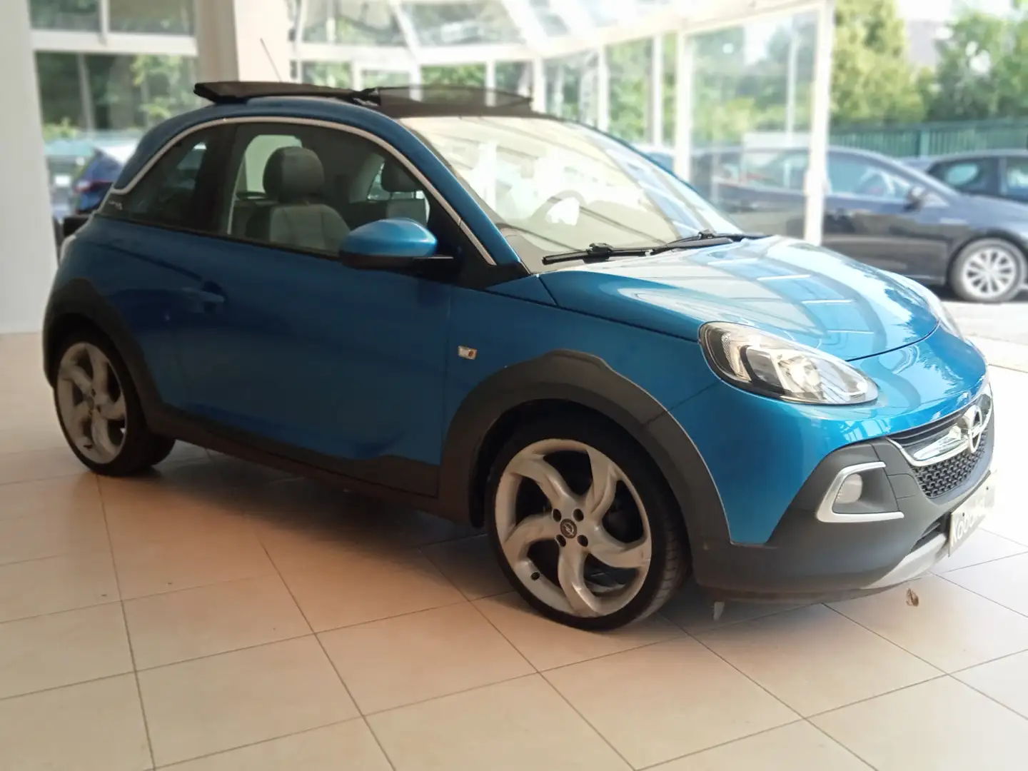 Opel Adam 1.2 Twinport 70cv/TOIT OUVRANT/GPS/CAPTEURS /TEL Bleu - 1