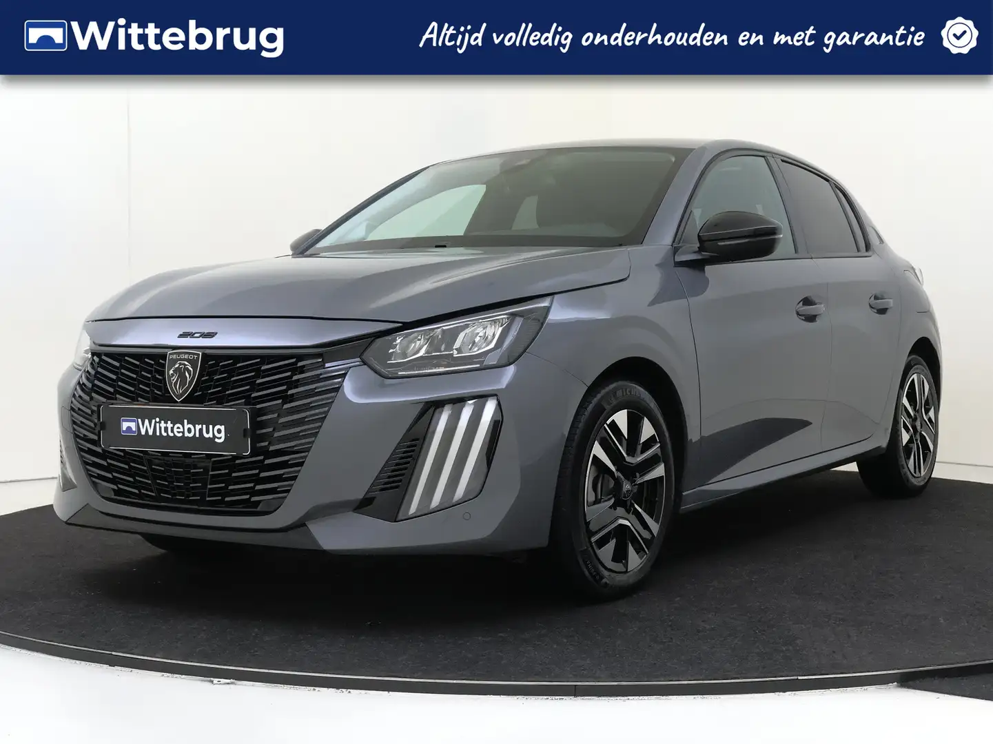 Peugeot 208 1.2 PureTech 100 Allure Gris - 1