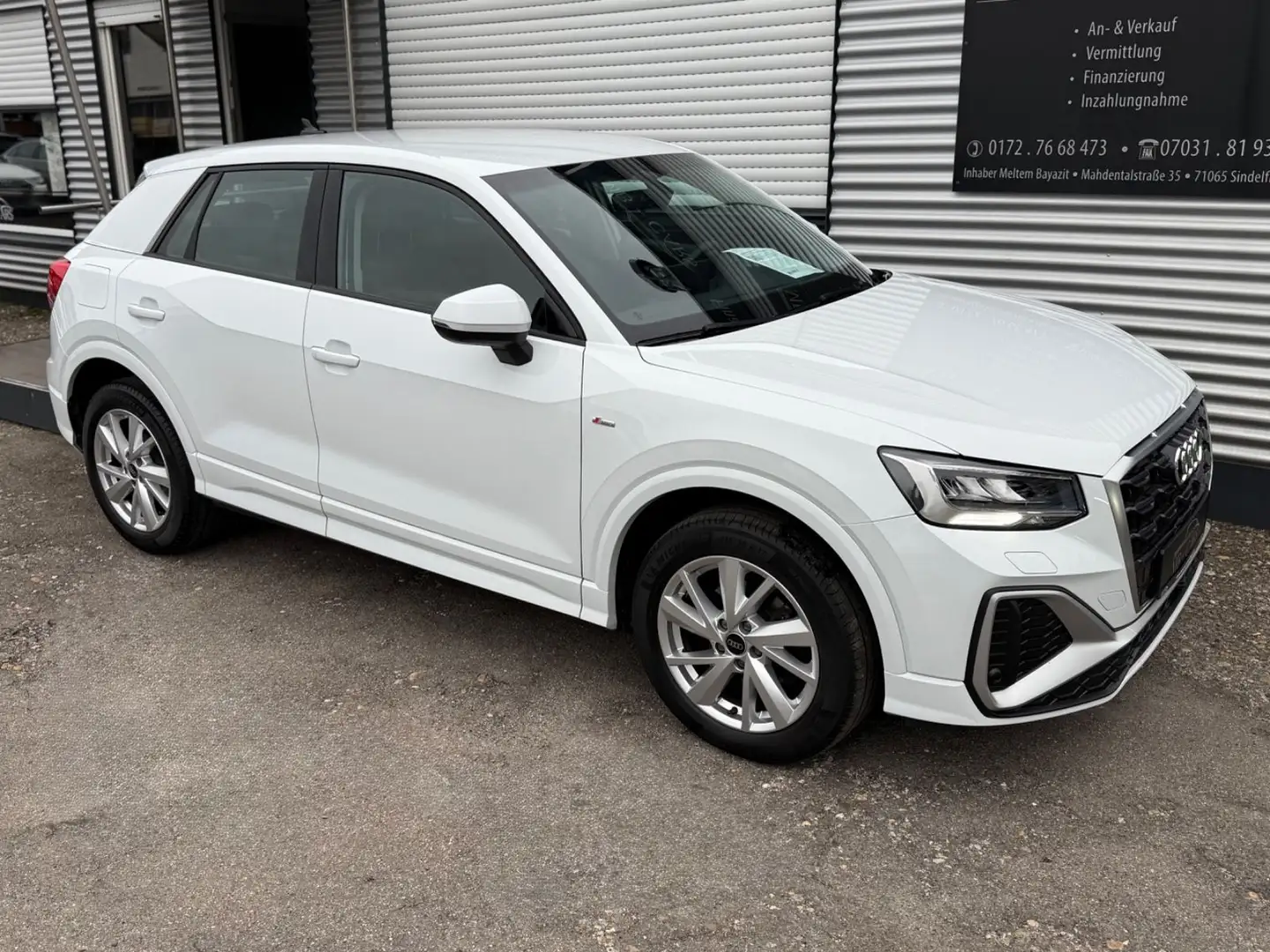 Audi Q2 35 TFSI S line*LED*NAVI*PDC*SPUR*3D-GOOGLE-MA Blanc - 1