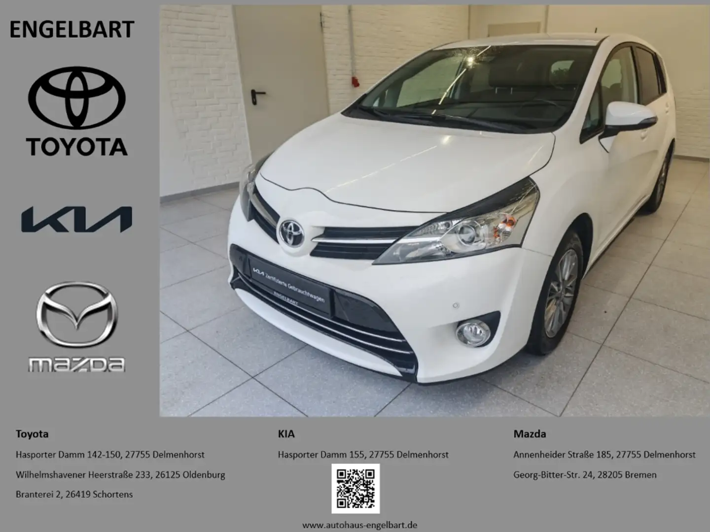 Toyota Verso Edition-S 1.8 Toyota Safety Sense Weiß - 1