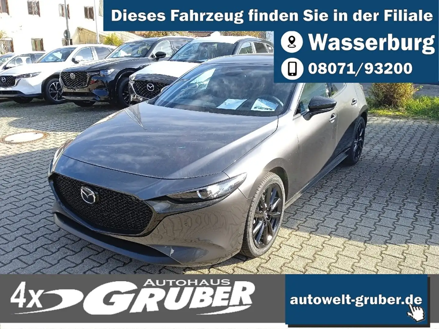 Mazda 3 2.5L e-SKYACTIV G Automatik Homura Grau - 1