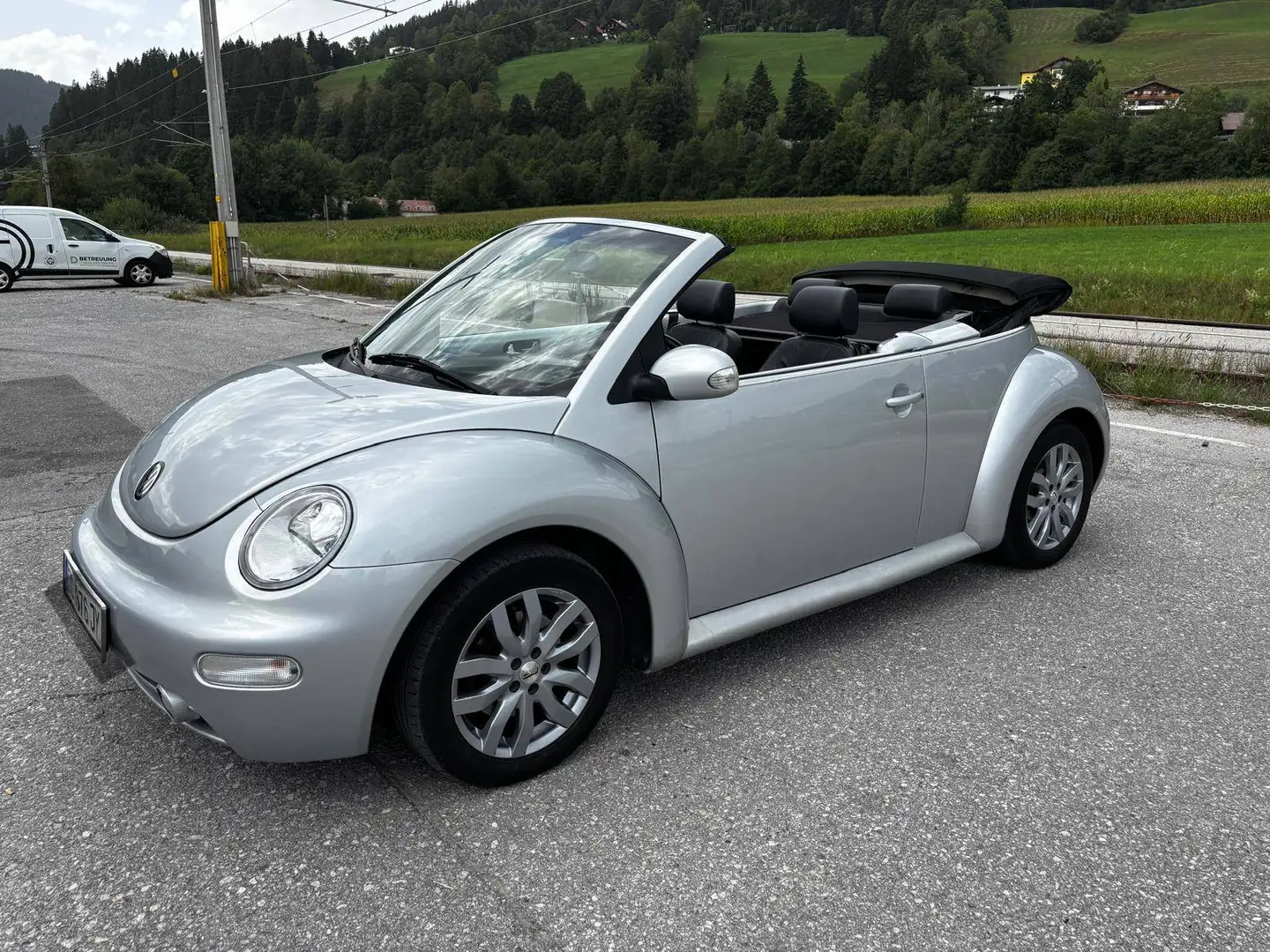 Volkswagen Beetle Beetle Cabriolet 1,6 Leder Leder Silber - 1