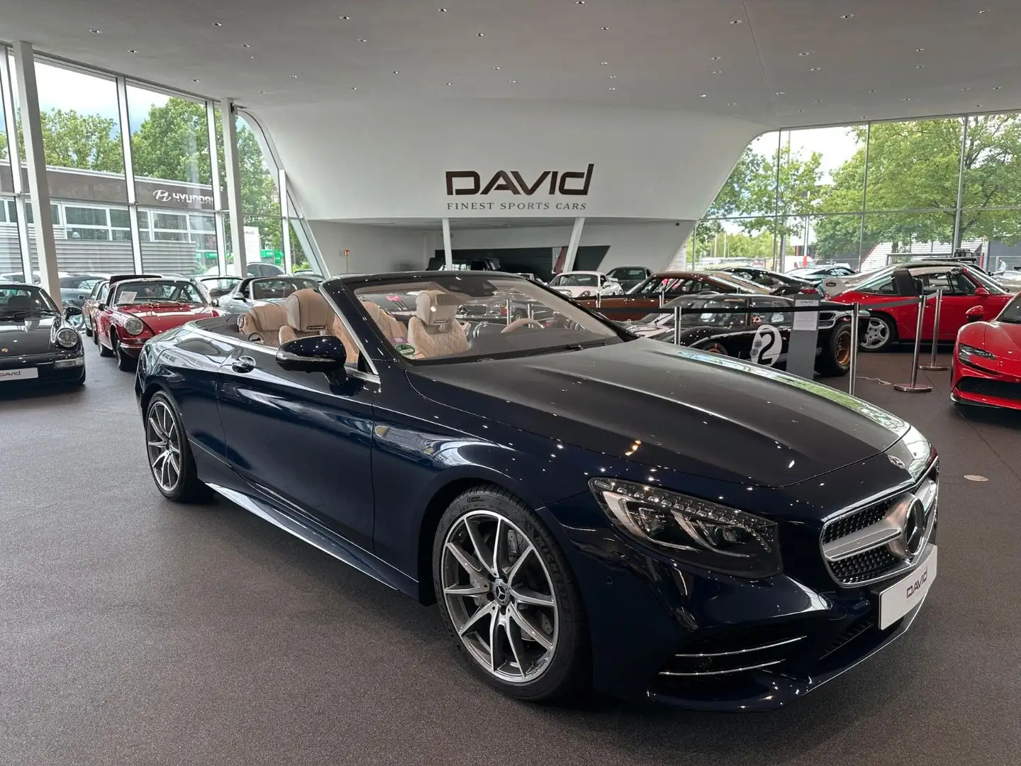 Mercedes-Benz S 560 Cabriolet*1. Hand*VAT*Designo*Scheckheft* Albastru - 1