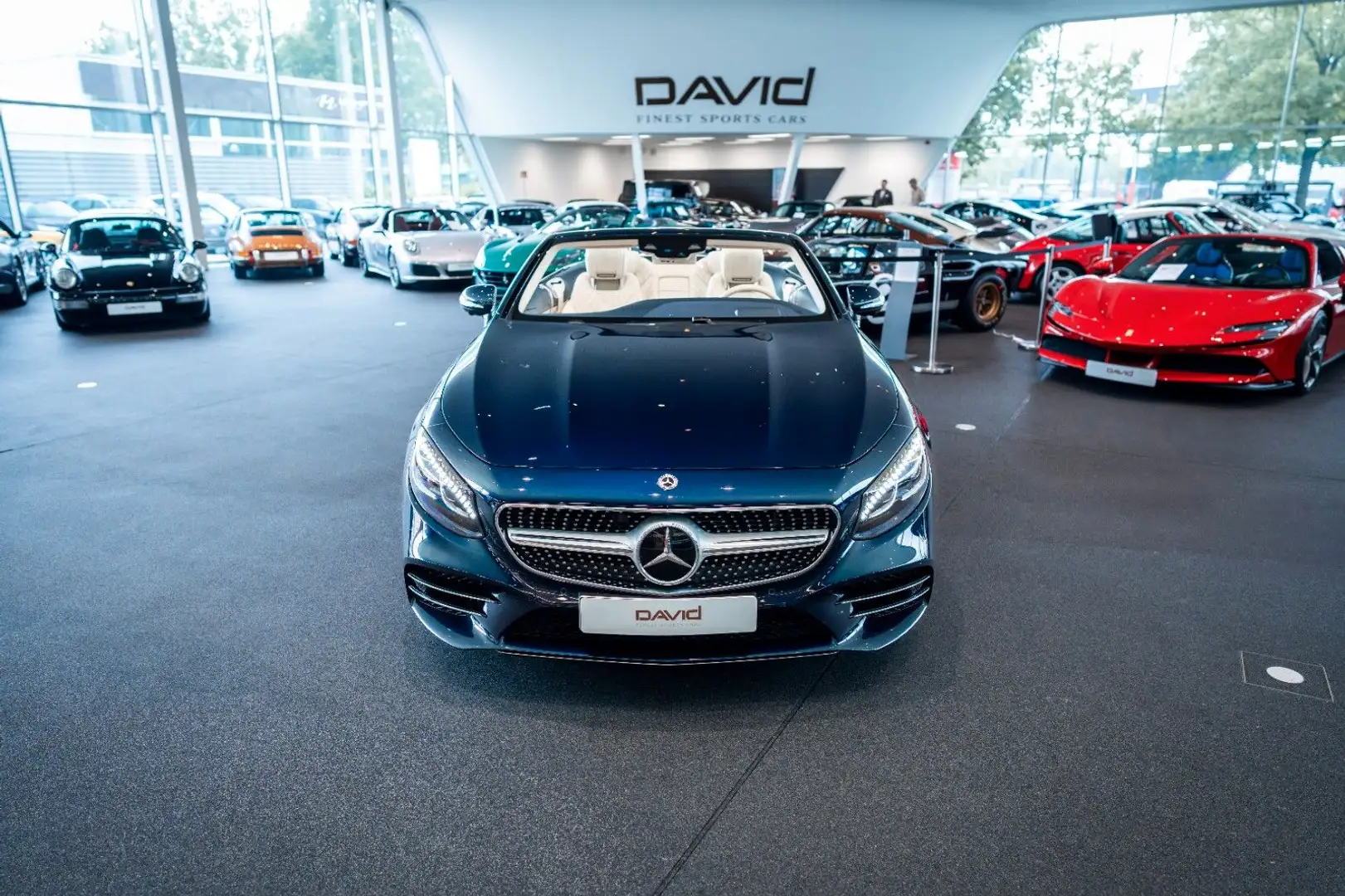 Mercedes-Benz S 560 Cabriolet*1. Hand*VAT*Designo*Scheckheft* Bleu - 1